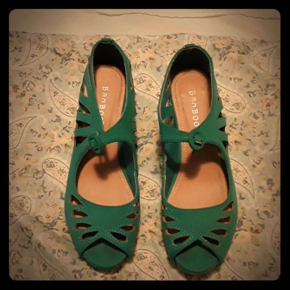 Blue heels